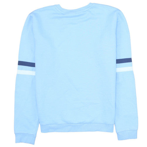 FILA Boys Blue Logo Crew Neck Sweatshirt Size 14 Years Cotton Blend