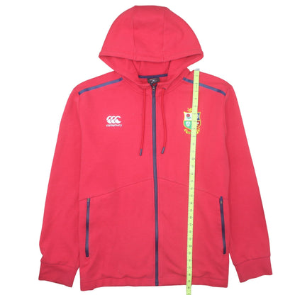Canterbury Men’s Red 2XL Full Zip Hoodie Rugby Sportswear