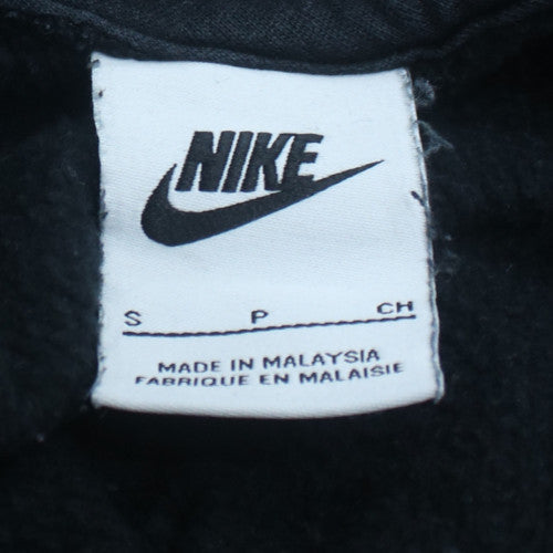 Nike Womens Black Full Zip Hoodie Small Hooded Sweatshirt
