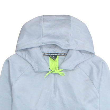 Nike Men's Grey Pullover Hoodie L Regular Fit Sportswear