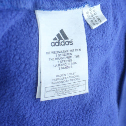 Adidas Men's Blue Full Zip Hoodie XL Fleece Sportswear