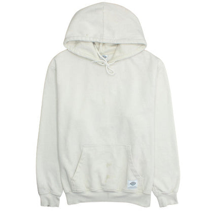 Dickies Womens Ivory Pullover Hoodie Large Fleece Lined
