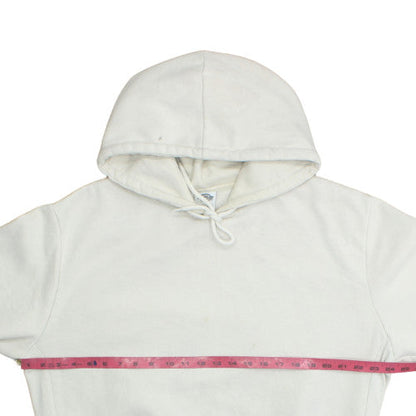 Dickies Womens Ivory Pullover Hoodie Large Fleece Lined