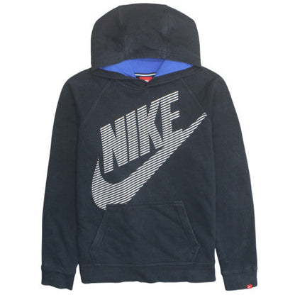 Nike Womens Black XL Pullover Hoodie Cotton Blend Casual Sweatshirt