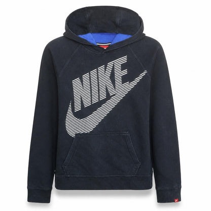 Nike Womens Black XL Pullover Hoodie Cotton Blend Casual Sweatshirt