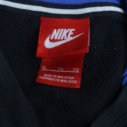 Nike Womens Black XL Pullover Hoodie Cotton Blend Casual Sweatshirt
