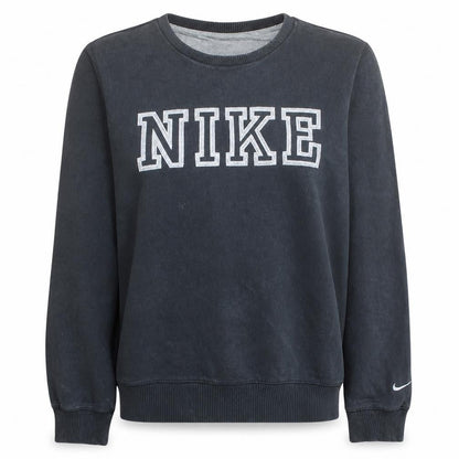 Nike Womens Black Cotton Blend Pullover Sweatshirt M