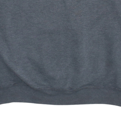 Nike Women's Grey Pullover Sweatshirt L Classic Logo Crew Neck