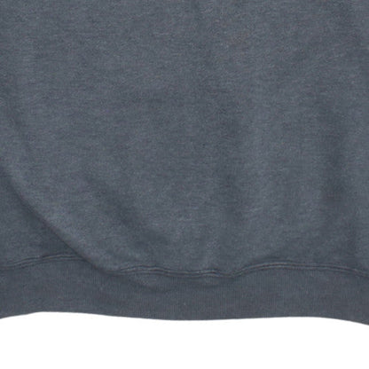 Nike Women's Grey Pullover Sweatshirt L Classic Logo Crew Neck