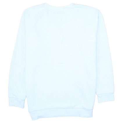 adidas Men's White Pullover Crew Neck Sweatshirt M