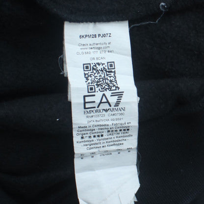 Emporio Armani EA7 Men's Black Crew Neck Sweatshirt Large