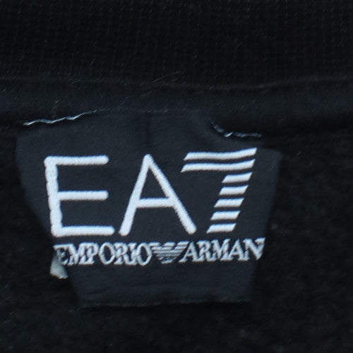 Emporio Armani EA7 Men's Black Crew Neck Sweatshirt Large