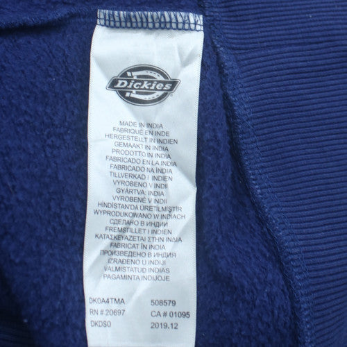 Dickies Womens Blue XL Pullover Crew Neck Sweatshirt Classic Fit