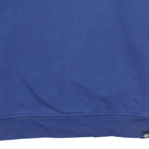 Dickies Womens Blue XL Pullover Crew Neck Sweatshirt Classic Fit