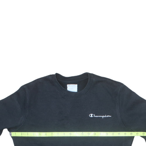 Champion Men's Black Small Pullover Crew Neck Sweatshirt