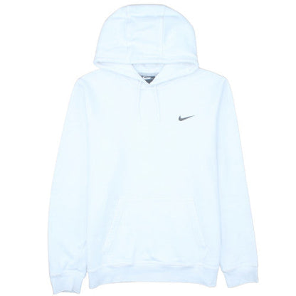 Nike Men's White Pullover Hoodie L Hooded Fleece Sweatshirt