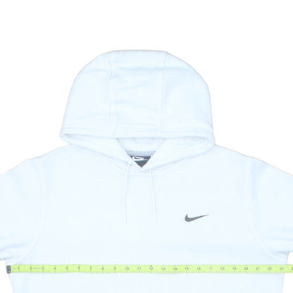 Nike Men's White Pullover Hoodie L Hooded Fleece Sweatshirt