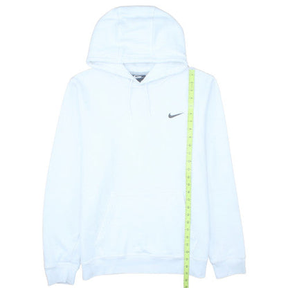 Nike Men's White Pullover Hoodie L Hooded Fleece Sweatshirt