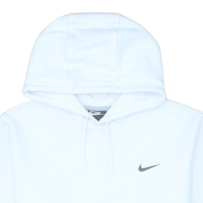 Nike Men's White Pullover Hoodie L Hooded Fleece Sweatshirt