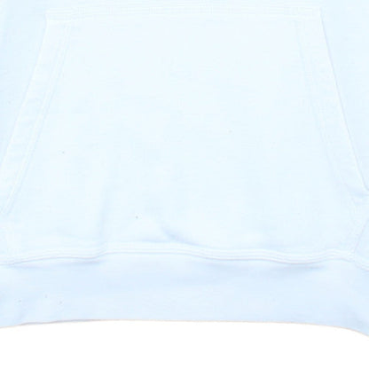 Nike Men's White Pullover Hoodie L Hooded Fleece Sweatshirt