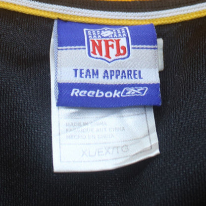Reebok NFL Team Apparel Men's Black XL Varsity Jacket Steelers Logo