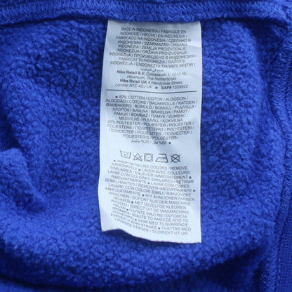 Nike Men's Blue Crew Neck Fleece Sweatshirt M Pullover