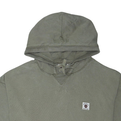 Quiksilver Men's Green Pullover Hoodie Size L Cotton Sweatshirt
