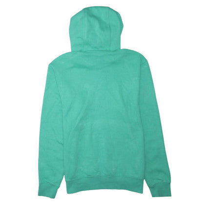 Nike Women's Green Pullover Hoodie Size S Cotton Blend Sweatshirt