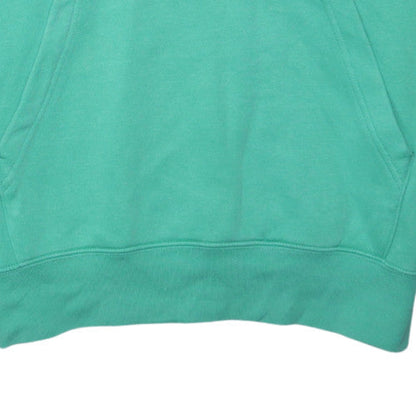 Nike Women's Green Pullover Hoodie Size S Cotton Blend Sweatshirt