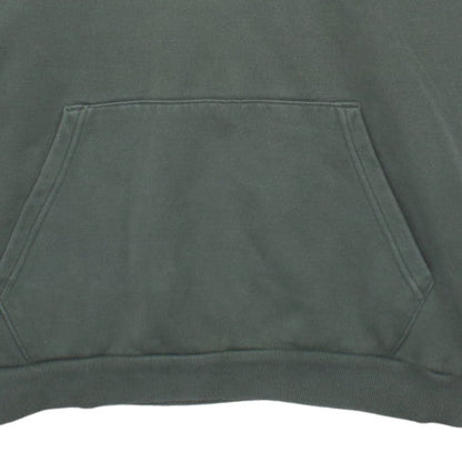 Puma Men's Green 2XL Pullover Hoodie with Logo Print