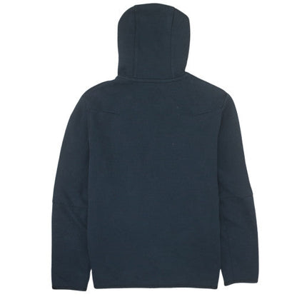 Nike Men's Black Full Zip Hoodie L Fleece Athletic Style