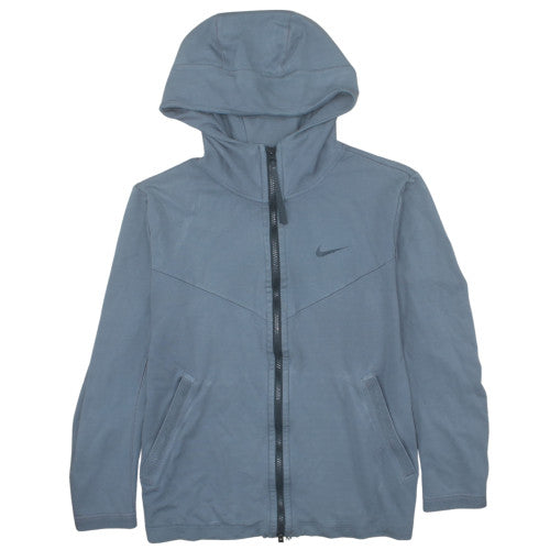 Nike Men's Blue Full Zip Lightweight Hoodie Size M