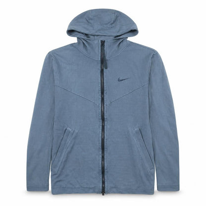 Nike Men's Blue Full Zip Lightweight Hoodie Size M