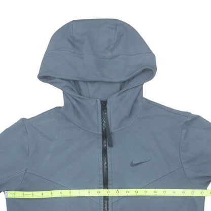 Nike Men's Blue Full Zip Lightweight Hoodie Size M
