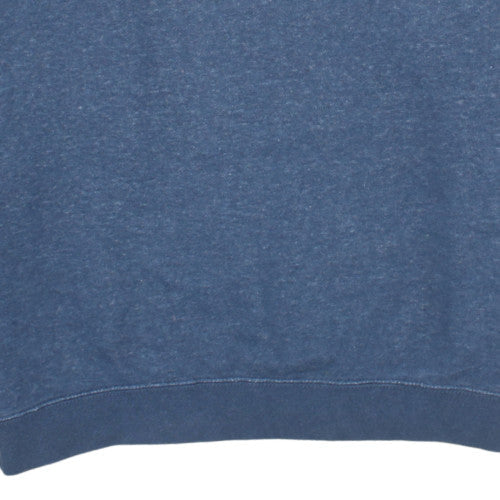 Nike Men's Blue Crew Neck Fleece Sweatshirt Size M
