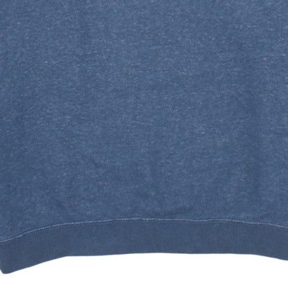 Nike Men's Blue Crew Neck Fleece Sweatshirt Size M