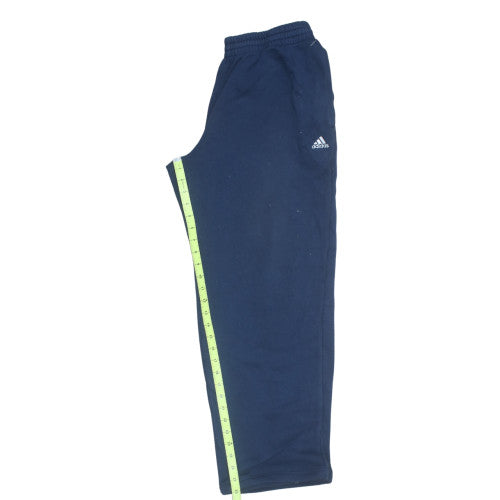 Adidas Mens Blue Sweatpants L Fleece Performance Essentials