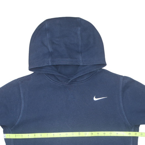 Nike Boys Blue Pullover Hoodie XL 13-15 Years Fleece Logo Sweatshirt