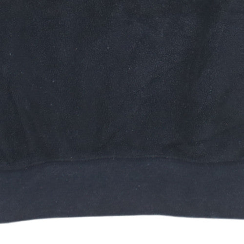 Champion Mens Black Neon Pullover Sweatshirt Medium Fleece Logo