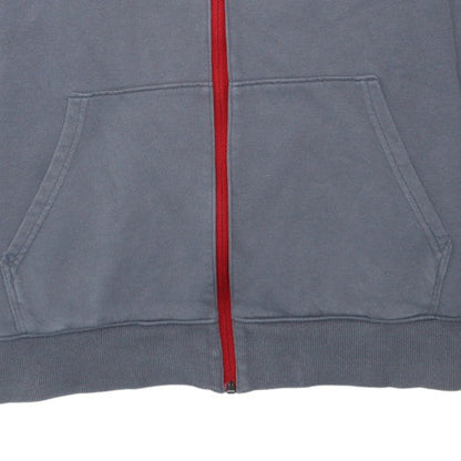 Under Armour Men's Grey Full Zip Hoodie WRU Logo Size L