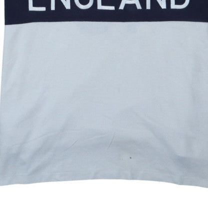Polo Ralph Lauren Men's White England Custom Fit Polo Shirt Size L
