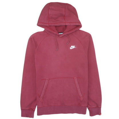 Nike Men’s Red Pullover Fleece Hoodie Sweatshirt Size M