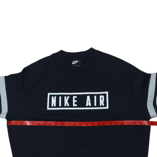 Nike Air Women's Black Crew Neck Pullover Sweatshirt M