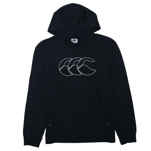 Canterbury Mens Black XL Pullover Hoodie Rugby Sportswear