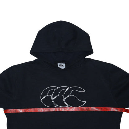 Canterbury Mens Black XL Pullover Hoodie Rugby Sportswear
