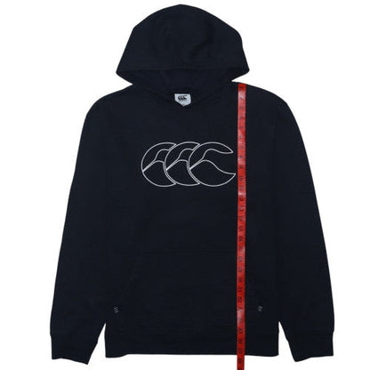 Canterbury Mens Black XL Pullover Hoodie Rugby Sportswear