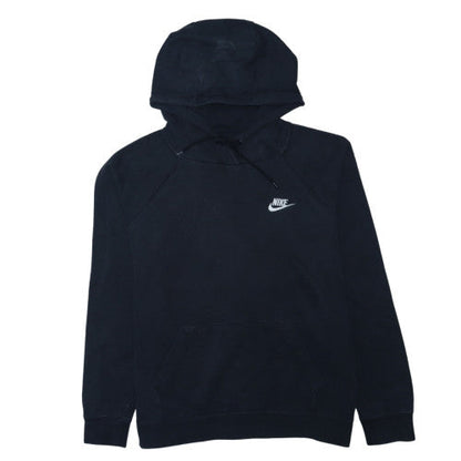Nike Women's Black Pullover Hoodie Medium Cotton Blend Sweatshirt