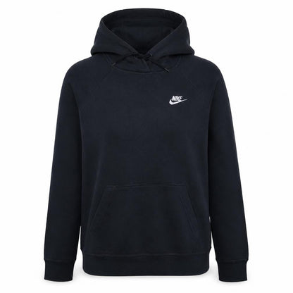 Nike Women's Black Pullover Hoodie Medium Cotton Blend Sweatshirt