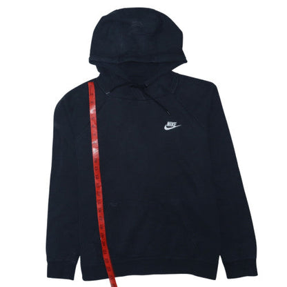Nike Women's Black Pullover Hoodie Medium Cotton Blend Sweatshirt
