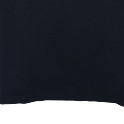 Superdry Men's Black Slim Fit Polo Shirt Size M Embroidered